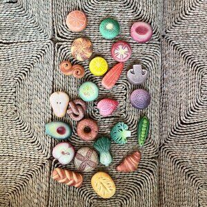 Yellow Door Sensory Play Stones - Food